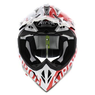 Airoh Aviator Ace crosshelm Amaze gloss black red white