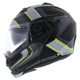 Caberg Systeemhelm Duke II Tour Matt Black yellow