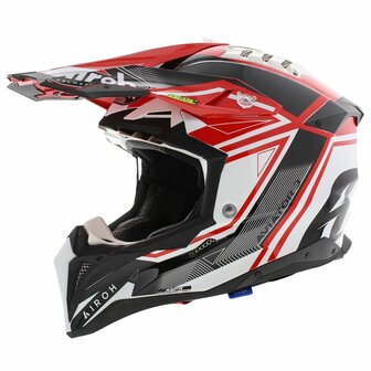 Airoh Aviator 3 AMS&sup2; League gloss red white black