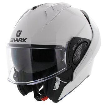 Shark EVO-GT Modular Helmet Blank Gloss White