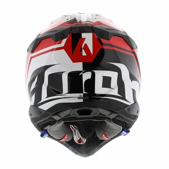 Airoh Aviator 3 AMS&sup2; League gloss red white black