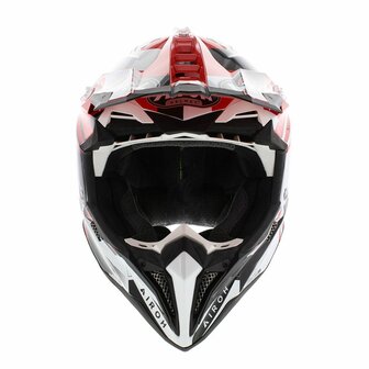 Airoh Aviator 3 AMS&sup2; League gloss red white black