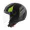 Axxis Square S Convex helmet matt black yellow