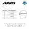 Axxis Square S Convex helmet matt black red
