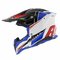 Airoh Helmet Aviator 3 AMS² Push gloss white blue red
