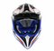 Airoh Helmet Aviator 3 AMS² Push gloss white blue red