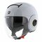 Shark Nano helmet blank gloss white silver W01