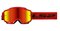 LS2 Charger goggle red with iridium visor