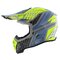 Airoh Aviator Ace 2 MX Helmet Proud - gloss yellow blue grey