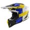 Airoh MX Helmet Aviator 3 AMS² Monarch gloss blue white yellow