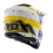 Airoh MX Helmet Aviator 3 AMS² Monarch gloss blue white yellow