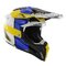 Airoh MX Helmet Aviator 3 AMS² Monarch gloss blue white yellow