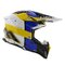 Airoh MX Helmet Aviator 3 AMS² Monarch gloss blue white yellow