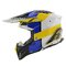 Airoh MX Helmet Aviator 3 AMS² Monarch gloss blue white yellow