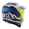Airoh Helmet Aviator 3 AMS² Saber matt blue white yellow