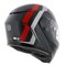 AGV Streetmodular Resia matt grey silver red motorcycle helmet