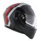 AGV Streetmodular Resia matt grey silver red motorcycle helmet