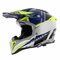 Airoh Helmet Aviator 3 AMS² Push gloss blue grey yellow