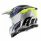 Airoh Helmet Aviator 3 AMS² Push gloss blue grey yellow