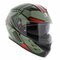 AGV K3 helmet Decept matt black green red