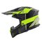 Airoh MX Helmet Aviator 3 AMS² Monarch matt grey black fluo yellow