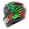 AGV K3 helmet Kameleon black red green