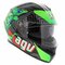 AGV K3 helmet Kameleon black red green