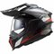 LS2 MX701 Explorer Carbon Frontier gloss titanium red - Size 3XL XXXL - Adventure helmet motorcycle