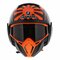 Shark Street Drak helm Zarco Malaysia GP gloss black Orange 