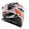 LS2 MX702 Pioneer II adventure helmet Namib gloss white orange