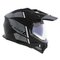 LS2 MX702 Pioneer II adventure helmet Hill matt black white