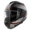 Shark Oxo Modular Helmet Sikter - Gloss Black Silver Red