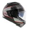 Shark Oxo Modular Helmet Sikter - Gloss Black Silver Red