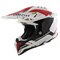Airoh Helmet Aviator 3 AMS² Saber gloss red white black