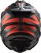 LS2 MX701 Explorer Alter matt black orange - Adventure helmet motorcycle