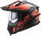 LS2 MX701 Explorer Alter matt black orange - Adventure helmet motorcycle