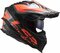 LS2 MX701 Explorer Alter matt black orange - Adventure helmet motorcycle