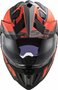 LS2 MX701 Explorer Alter matt black orange - Adventure helmet motorcycle