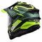 LS2 MX701 Explorer Spire green yellow - Adventure helmet motorcycle