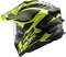 LS2 MX701 Explorer Alter matt black yellow - Adventure helmet motorcycle