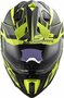 LS2 MX701 Explorer Alter matt black yellow - Adventure helmet motorcycle