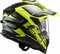 LS2 MX701 Explorer Alter matt black yellow - Adventure helmet motorcycle