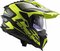 LS2 MX701 Explorer Alter matt black yellow - Adventure helmet motorcycle