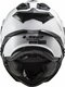 LS2 MX701 Explorer solid gloss white - Adventure helmet motorcycle