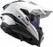 LS2 MX701 Explorer solid gloss white - Adventure helmet motorcycle