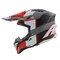 Airoh MX Helmet Aviator 3 AMS² Monarch matt grey white red