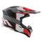 Airoh MX Helmet Aviator 3 AMS² Monarch matt grey white red