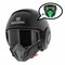 Shark Street Drak matt black anthracite - Special Edition free Neon Green Mask