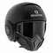 Shark Street Drak matt black anthracite - Special Edition free Neon Green Mask
