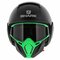 Shark Street Drak matt black anthracite - Special Edition free Neon Green Mask